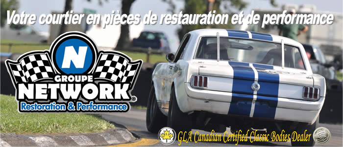 Groupe Network groupenetwork mustang restauration performance racing original courtier pieces